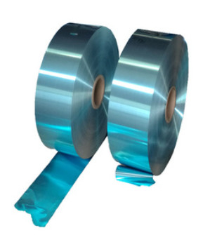 Blue Hydrophilic Aluminum Foil For Air Conditaioner AA8011/ AA3102 Thickness 0.1 mm