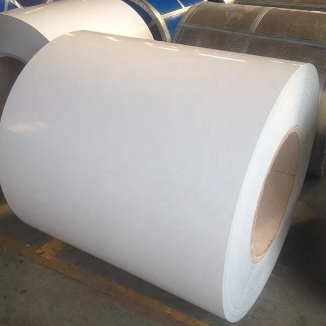 White Color RAL Steel PPGI PPGL Coil Prepainted Galvanized AZ30 0.12 - 6.0mm