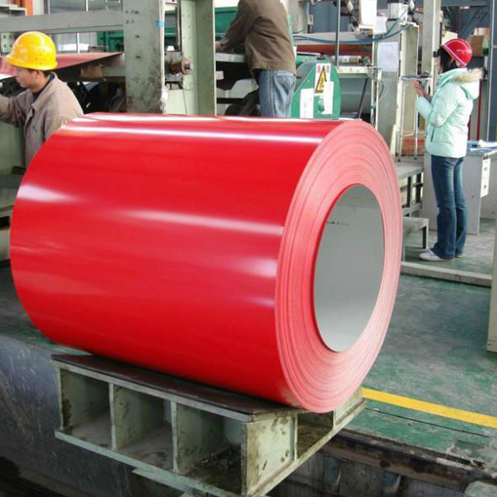 RAL3002 Prepainted Aluzinc Steel Coil CGCC Color Coated Rolls