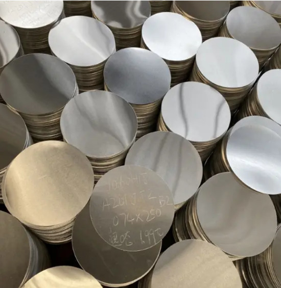 Customize Silver Deep Drawing Aluminium Discs Round For Spinning
