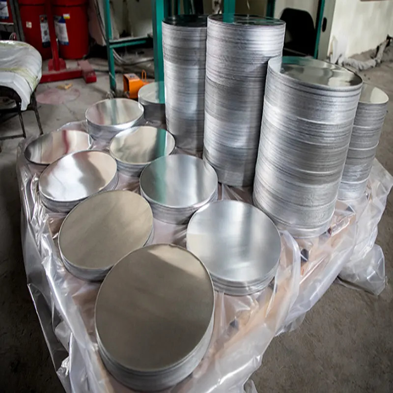 1050 O-H112 Round Aluminum Sheet Plate Disc Thickness 1mm Mill Finish