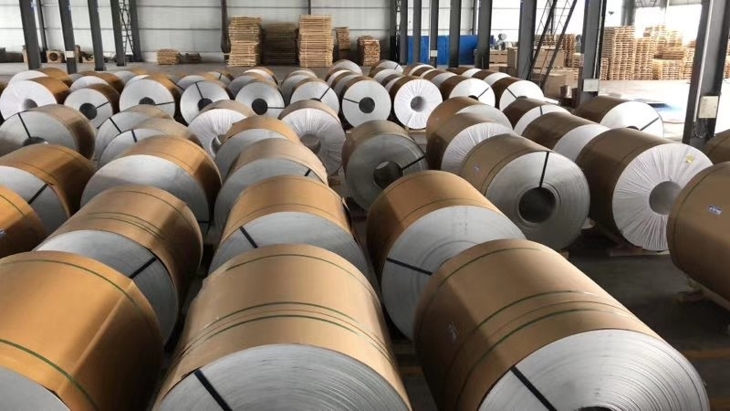 High Elongation  PE Aluminum Coil Roll Thickness 0.2 - 3.0mm For Industrial Use