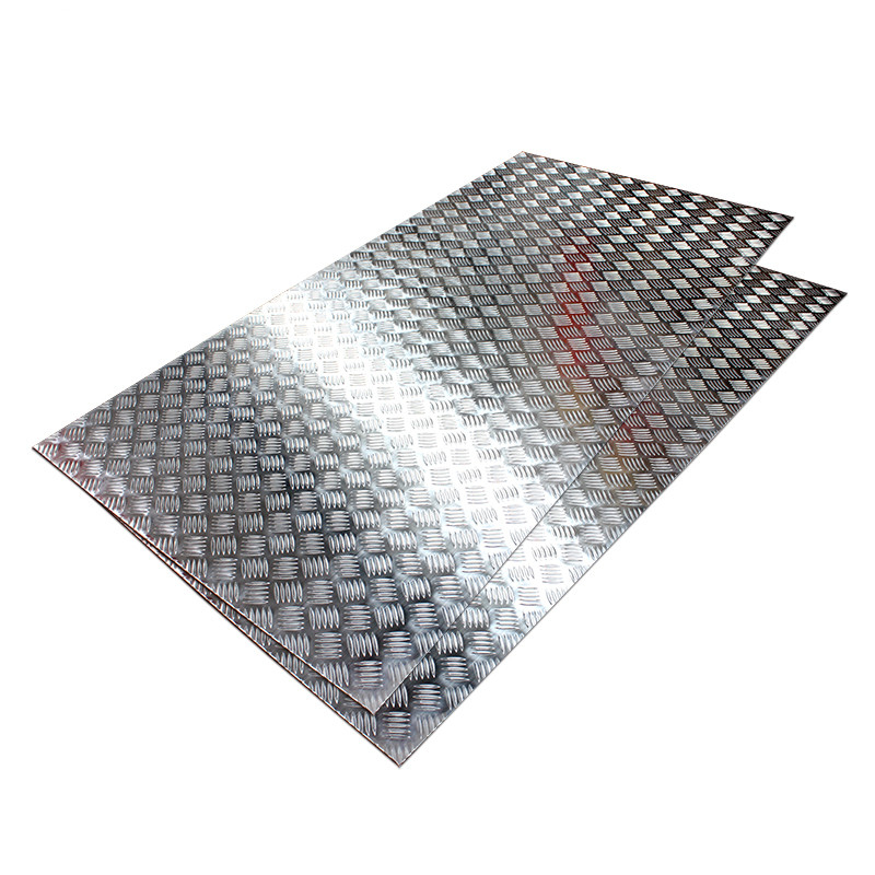 Anti Slip Plastic Checkered Aluminum Sheets 5005 5052 5754 H32 2.5mm Chequered Plate