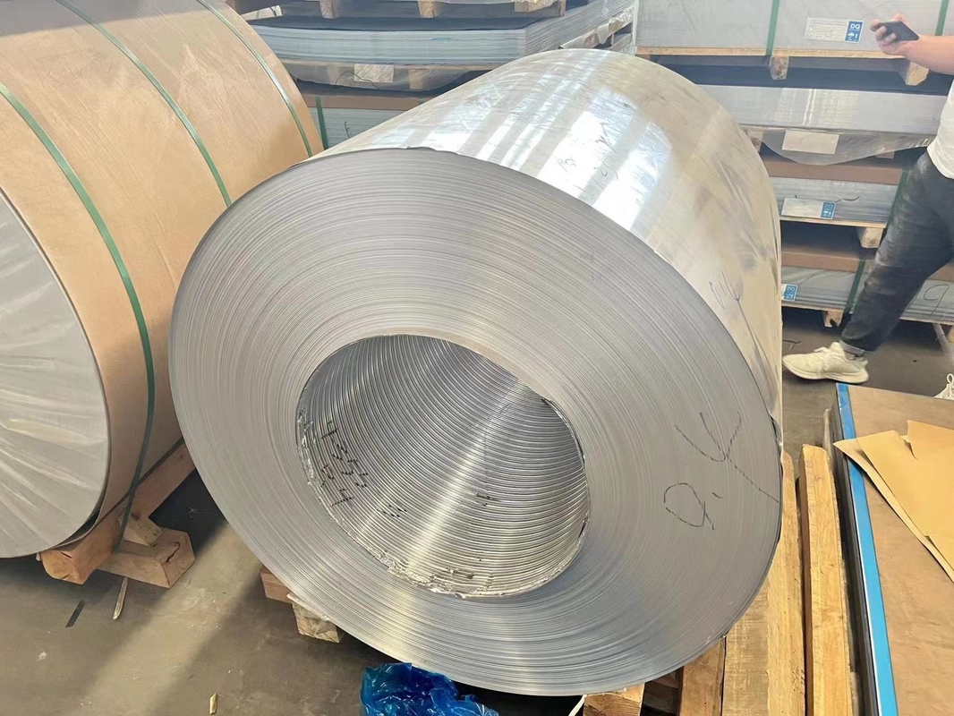 Silver Aluminium Mirror Coil Alloy Roll 3003 3004 3005 20-2000mm
