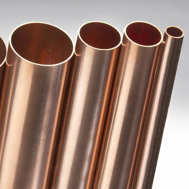Astm C10100 C10200 Copper Metal Pipe 3/8 50mm 15mm For Air Conditioners