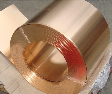 1 Inch Wide Copper Strip Coil Roll C4500-Eh Brush Mirror