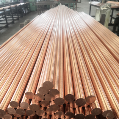 High Pure Copper Alloy Round Bar Brass Rod Red C1011 C1020 C17200