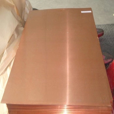 Half Full Hard Copper Sheet Strip Heat Dissipation 0.1-80mm 2000 X 1000 2400 X 1200
