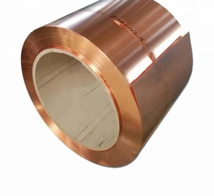 Flat Copper Strip Coil  For Roof 0.3mm 0.4mm C27000 Cuzn36