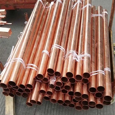 C12000 C2400 Copper Metal Pipe Straight 99.99% Pure Tube