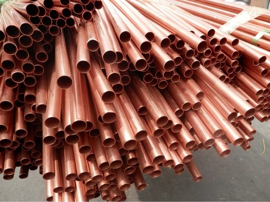 Durable Recyclable Copper Metal Pipe 3 Inch 1/2 Inch 15mm For Air Condition